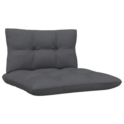 6-tlg. Garten-Lounge-Set mit Anthrazit Kissen Kiefernholz - Pazzar.ch