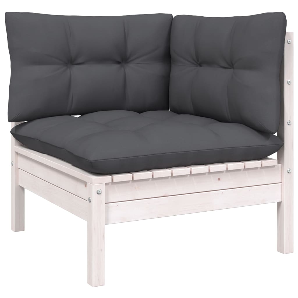 6-tlg. Garten-Lounge-Set mit Kissen Kiefer Massivholz - Pazzar.ch