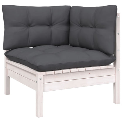 6-tlg. Garten-Lounge-Set mit Kissen Kiefer Massivholz - Pazzar.ch