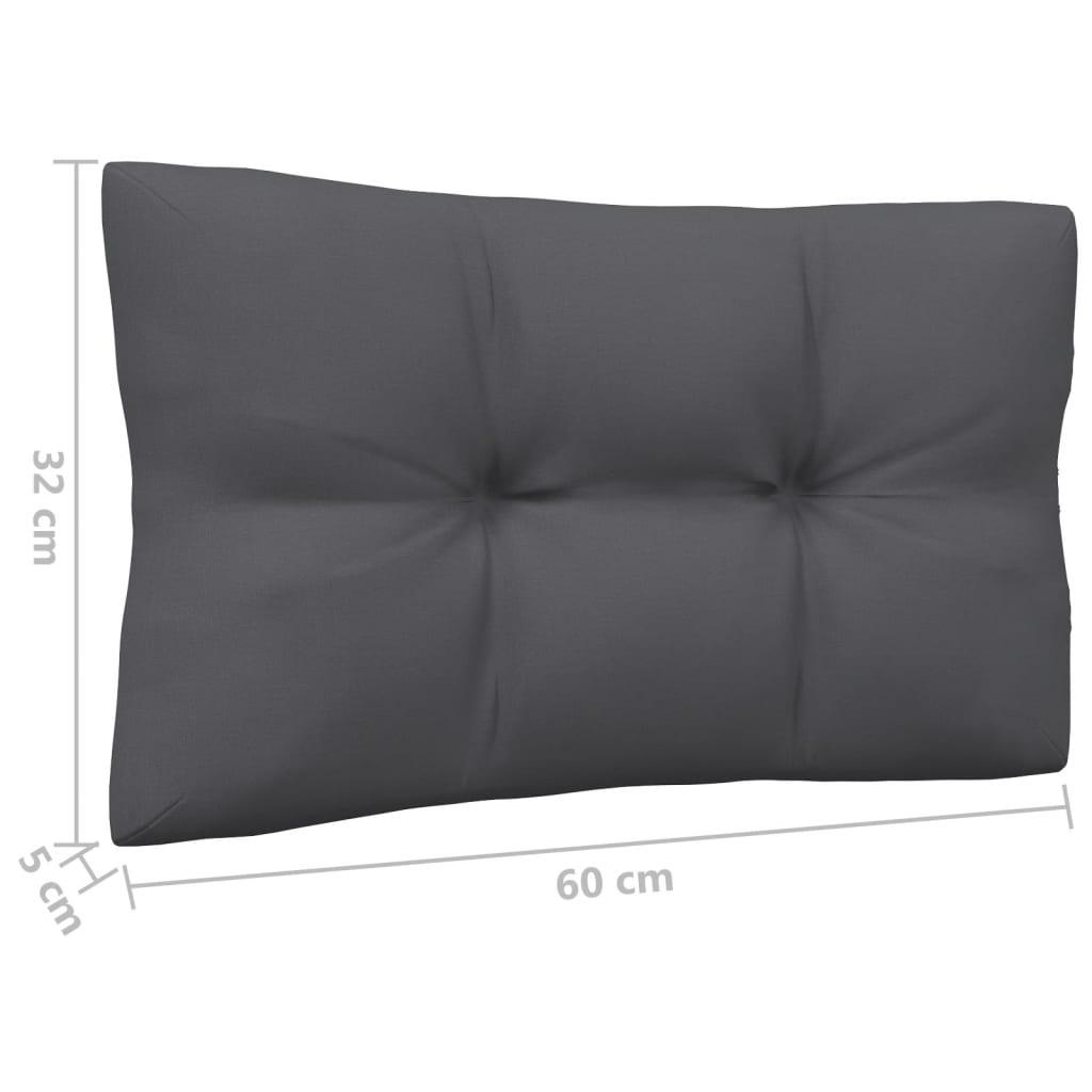 6-tlg. Garten-Lounge-Set mit Kissen Massivholz Kiefer - Pazzar.ch