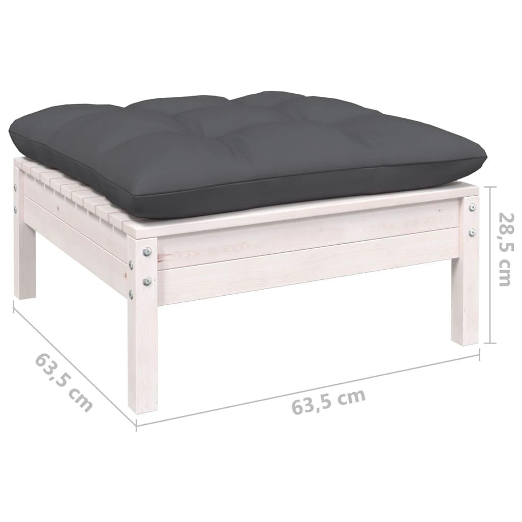 8-tlg. Garten-Lounge-Set mit Kissen Kiefer Massivholz - Pazzar.ch