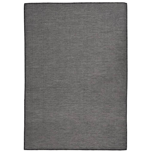 Outdoor-Teppich Flachgewebe 160x230 cm Grau - Pazzar.ch