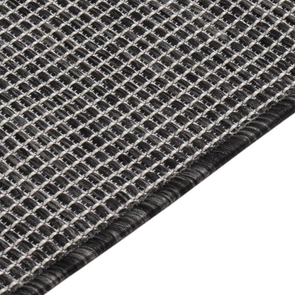 Outdoor-Teppich Flachgewebe 160x230 cm Grau - Pazzar.ch