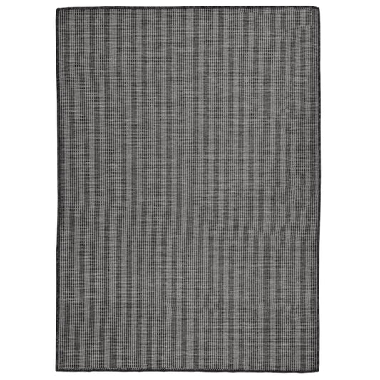 Outdoor-Teppich Flachgewebe 200x280 cm Grau - Pazzar.ch