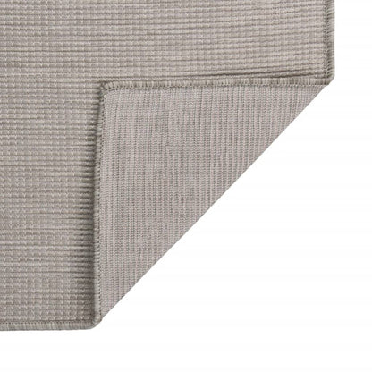 Outdoor-Teppich Flachgewebe 120x170 cm Taupe - Pazzar.ch