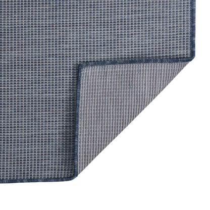 Outdoor-Teppich Flachgewebe 120x170 cm Blau - Pazzar.ch