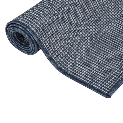 Outdoor-Teppich Flachgewebe 120x170 cm Blau - Pazzar.ch