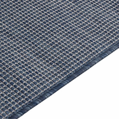 Outdoor-Teppich Flachgewebe 120x170 cm Blau - Pazzar.ch