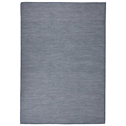 Outdoor-Teppich Flachgewebe 160x230 cm Blau - Pazzar.ch