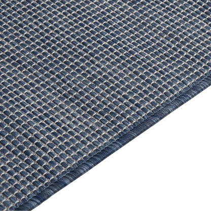 Outdoor-Teppich Flachgewebe 160x230 cm Blau - Pazzar.ch