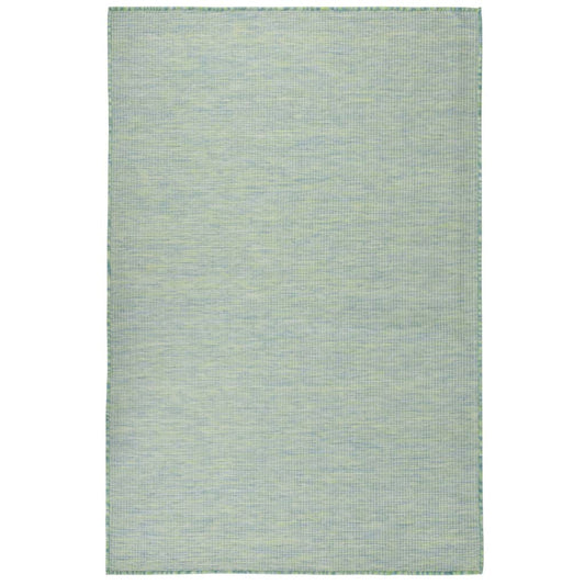 Outdoor-Teppich Flachgewebe 120x170 cm Türkis - Pazzar.ch