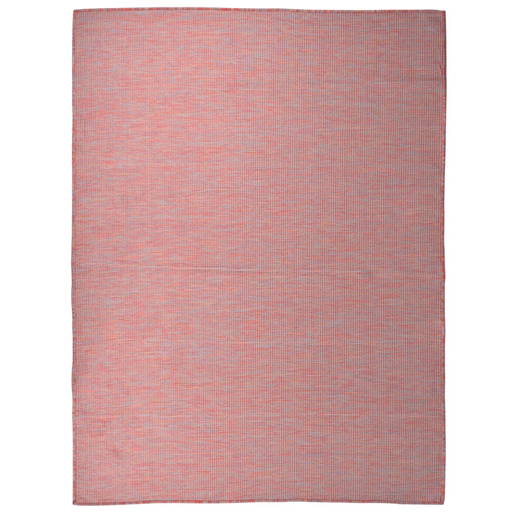 Outdoor-Teppich Flachgewebe 120x170 cm Rot - Pazzar.ch