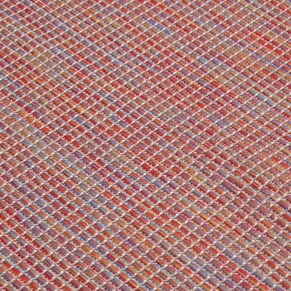 Outdoor-Teppich Flachgewebe 120x170 cm Rot - Pazzar.ch