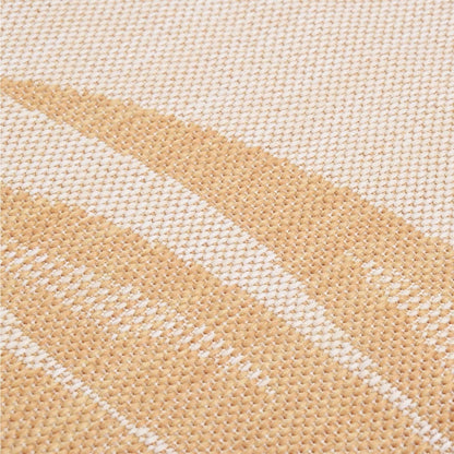 Outdoor-Teppich Flachgewebe 120x170 cm Blattmuster - Pazzar.ch