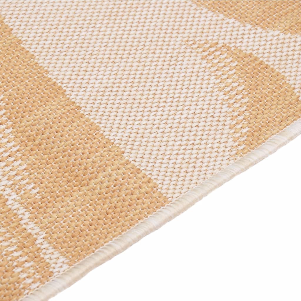 Outdoor-Teppich Flachgewebe 200x280 cm Blattmuster - Pazzar.ch