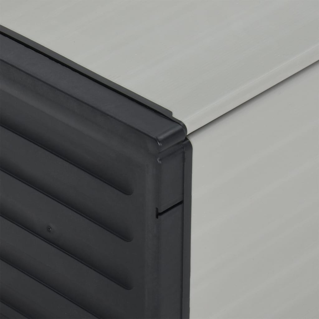 Mülltonnenbox Grau 85x34x40 cm - Pazzar.ch