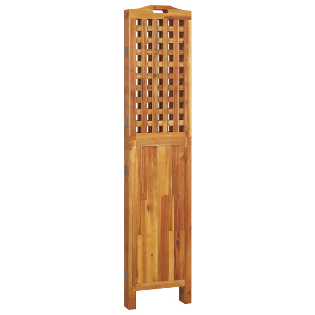 4-tlg. Paravent 162x2x180 cm Massivholz Akazie - Pazzar.ch