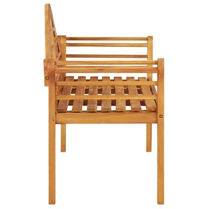 Gartenbank 125 cm Massivholz Akazie - Pazzar.ch