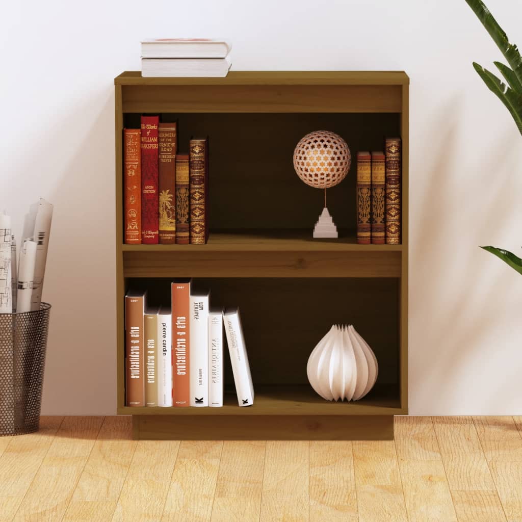 Beistellschrank Honigbraun 60x34x75 cm Massivholz Kiefer - Pazzar.ch