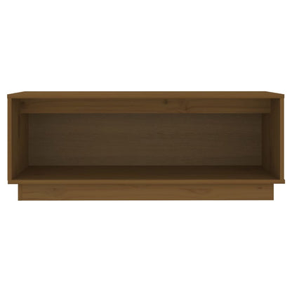 TV-Schrank Honigbraun 90x35x35 cm Massivholz Kiefer - Pazzar.ch