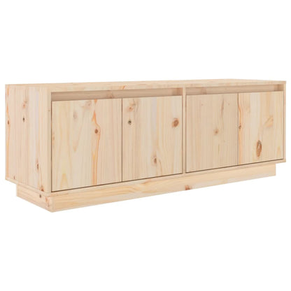 TV-Schrank 110x34x40 cm Massivholz Kiefer - Pazzar.ch