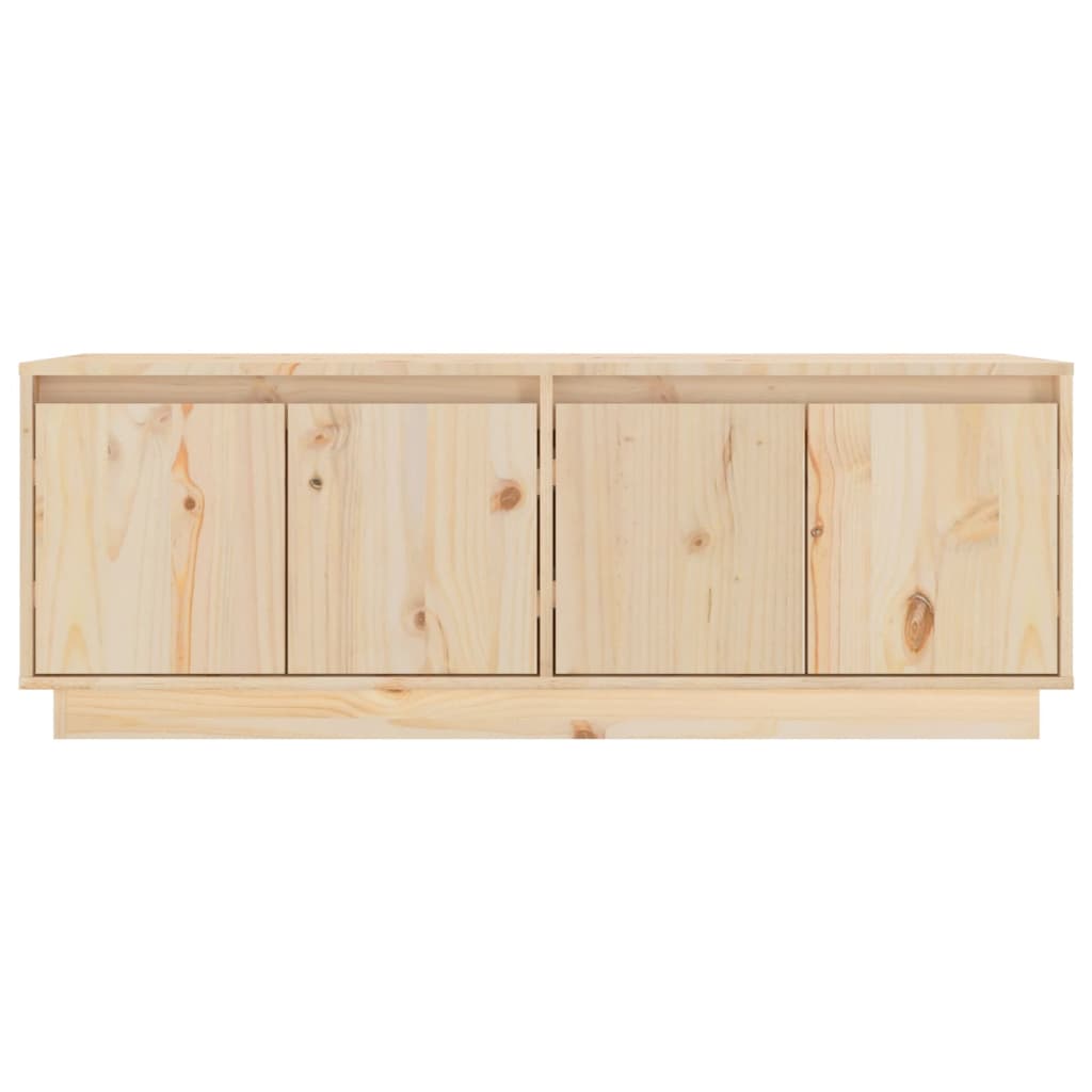 TV-Schrank 110x34x40 cm Massivholz Kiefer - Pazzar.ch