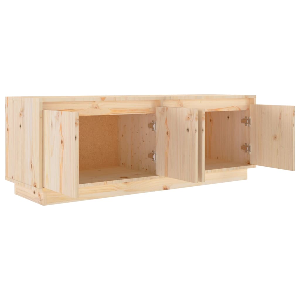 TV-Schrank 110x34x40 cm Massivholz Kiefer - Pazzar.ch