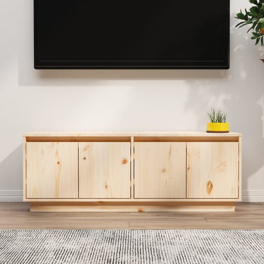 TV-Schrank 110x34x40 cm Massivholz Kiefer - Pazzar.ch