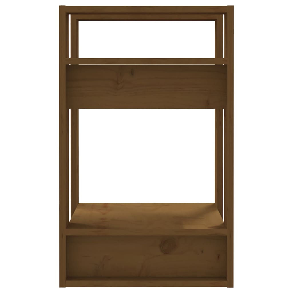 Bücherregal/Raumteiler Honigbraun 41x35x57cm Massivholz Kiefer - Pazzar.ch
