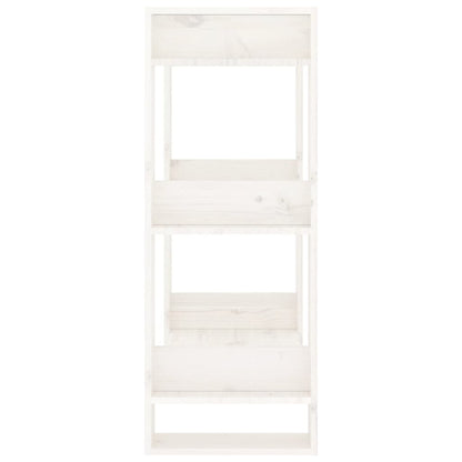 Bücherregal/Raumteiler Weiß 60x35x91 cm Massivholz Kiefer - Pazzar.ch