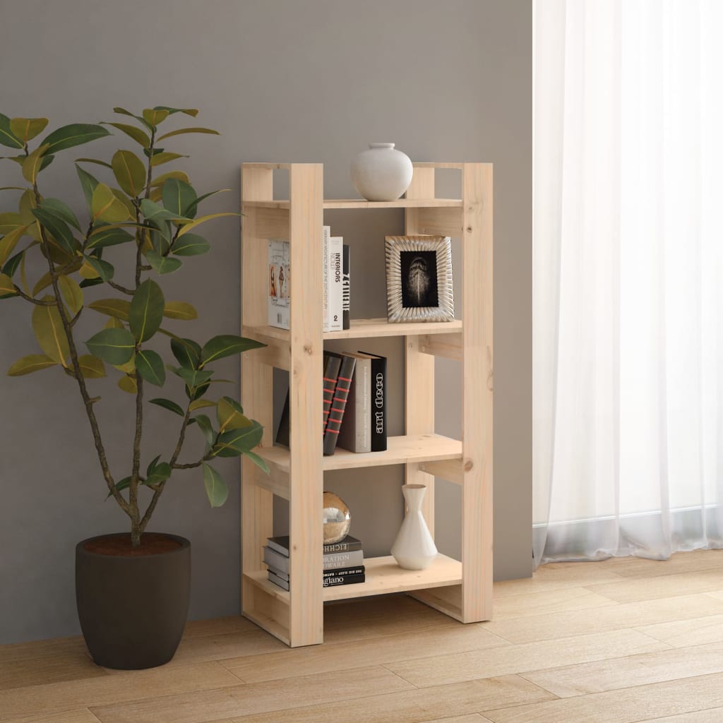 Bücherregal/Raumteiler 60x35x125 cm Massivholz - Pazzar.ch