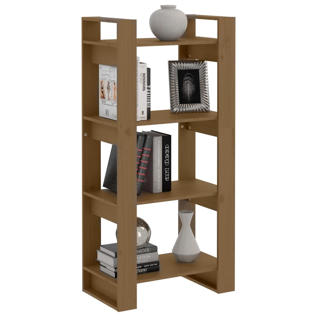 Bücherregal/Raumteiler Honigbraun 60x35x125cm Massivholz Kiefer - Pazzar.ch
