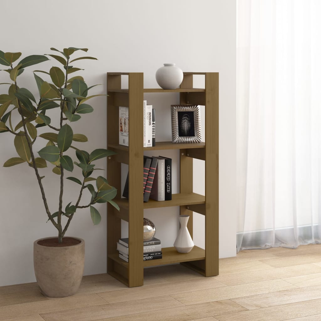 Bücherregal/Raumteiler Honigbraun 60x35x125cm Massivholz Kiefer - Pazzar.ch
