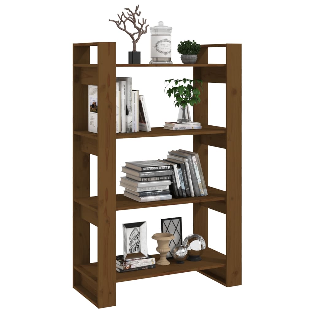 Bücherregal/Raumteiler Honigbraun 80x35x125cm Massivholz Kiefer - Pazzar.ch