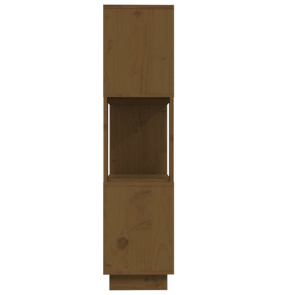 Bücherregal/Raumteiler Honigbraun 80x25x101 cm Massivholz - Pazzar.ch