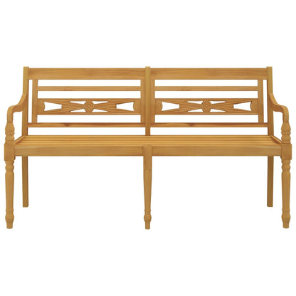 Batavia-Sitzbank 150 cm Massivholz Teak - Pazzar.ch