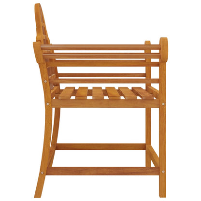 Gartenstühle 2 Stk. 91x62x94 cm Massivholz Teak - Pazzar.ch