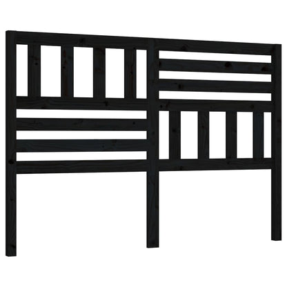 Kopfteil Schwarz 166x4x100 cm Massivholz Kiefer - Pazzar.ch