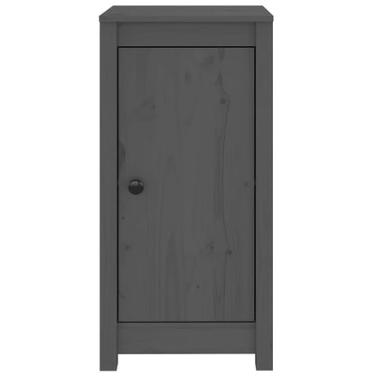Sideboards 2 Stk. Grau 40x35x80 cm Massivholz Kiefer - Pazzar.ch
