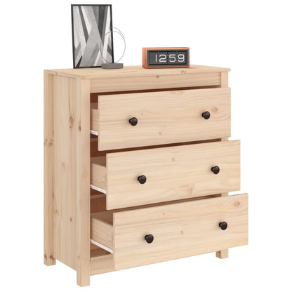Sideboard 70x35x80 cm Massivholz Kiefer - Pazzar.ch