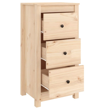 Sideboards 2 Stk. 40x35x80 cm Massivholz Kiefer - Pazzar.ch