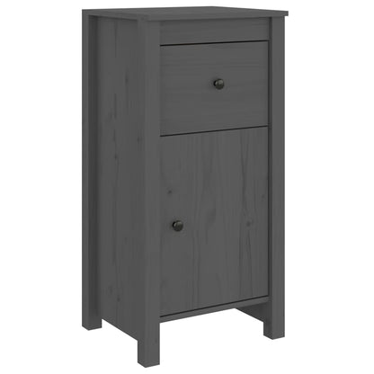 Sideboard Grau 40x35x80 cm Massivholz Kiefer - Pazzar.ch
