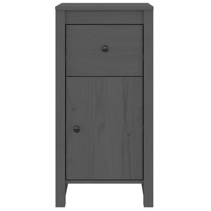 Sideboard Grau 40x35x80 cm Massivholz Kiefer - Pazzar.ch