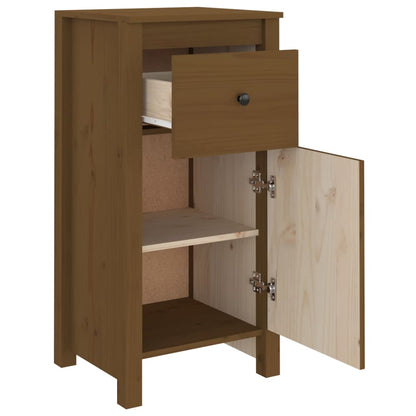 Sideboard Honigbraun 40x35x80 cm Massivholz Kiefer - Pazzar.ch