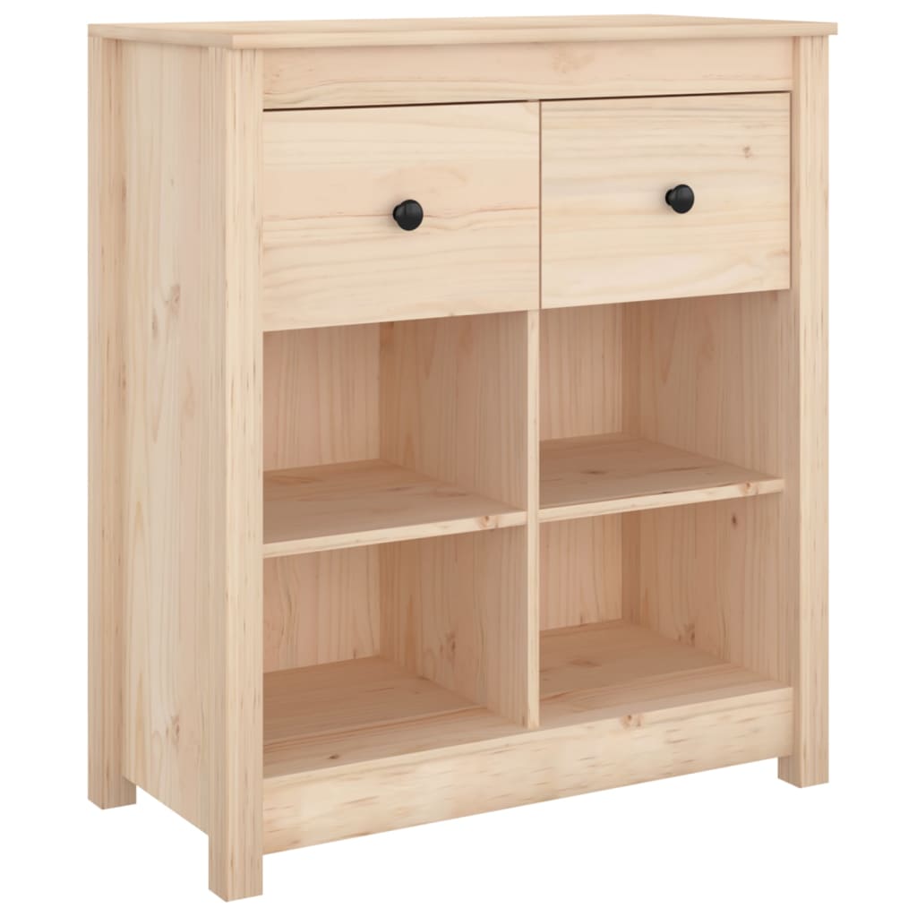 Sideboard 70x35x80 cm Massivholz Kiefer - Pazzar.ch