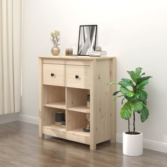 Sideboard 70x35x80 cm Massivholz Kiefer - Pazzar.ch