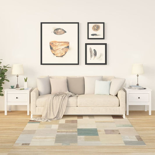 Beistelltische 2 Stk. Weiß 50x50x49 cm Massivholz Kiefer - Pazzar.ch