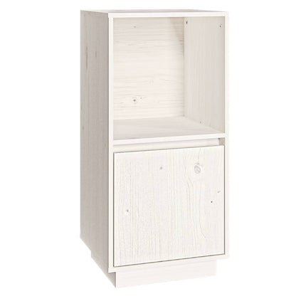 Sideboard Weiß 38x35x80 cm Massivholz Kiefer - Pazzar.ch