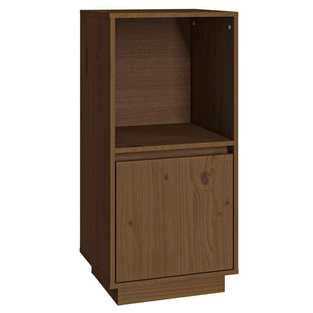 Sideboard Honigbraun 38x35x80 cm Massivholz Kiefer - Pazzar.ch