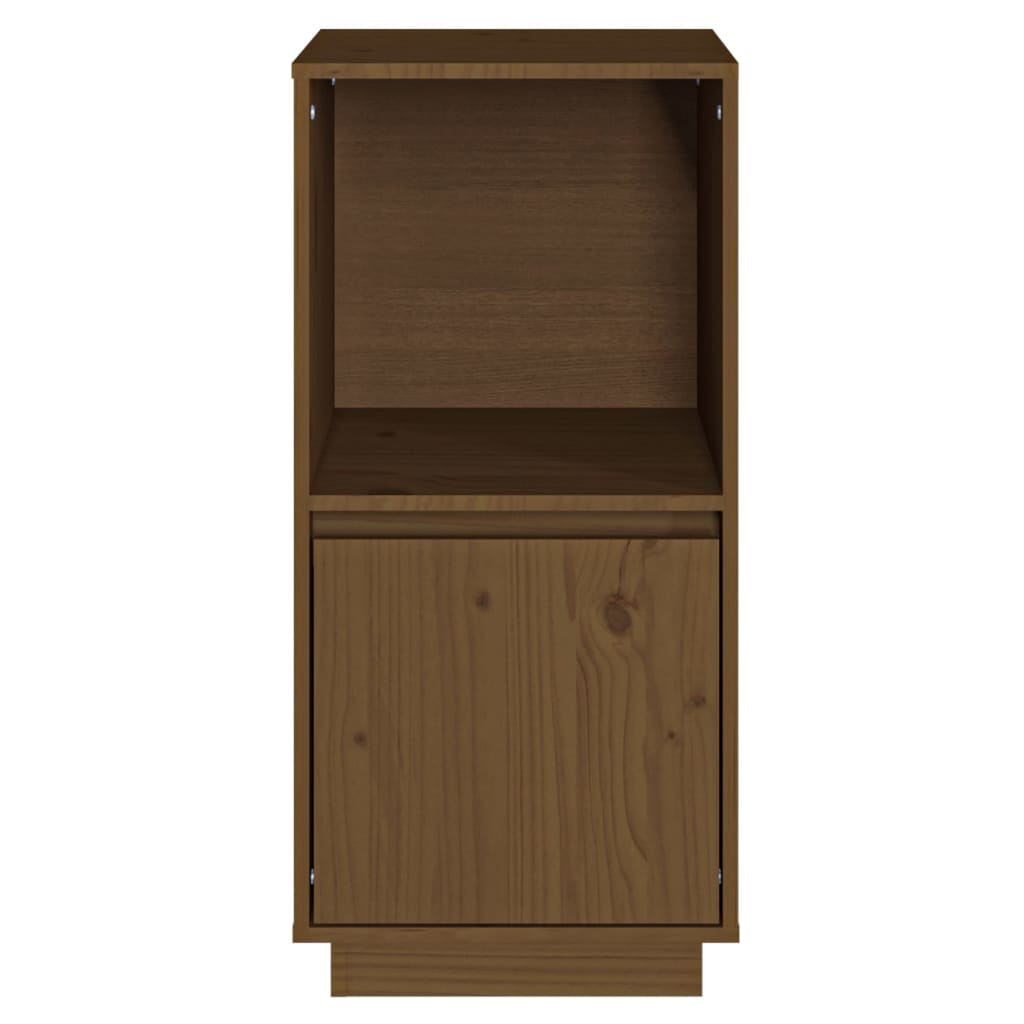 Sideboard Honigbraun 38x35x80 cm Massivholz Kiefer - Pazzar.ch